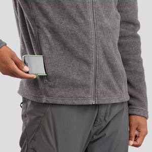 Pull zippé chaud pour homme en tissu tricoté doux avec fermeture éclair intégrale pour superposition décontractée en hiver - Product Image 5