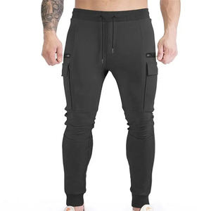 Pantalon de jogging pour homme à taille haute, couleur contrastante, pour la course, la gym, l'entraînement et le fitness - Prix de gros - Product Image 6