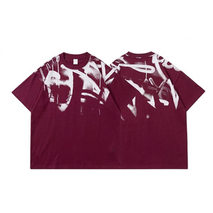 เสื้อยืดทรงบ็อกซี่ผ้าฝ้าย 100% หนานุ่มพิเศษ |   เสื้อยืดโอเวอร์ไซส์ลายสกรีนวินเทจ |    เสื้อยืดทรงหลวมสำหรับผู้ชาย - Product Image 3