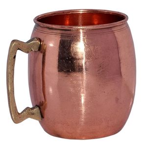 Sophisticated Copper Moscow Mule <b>Mugs</b> Designed For Serving Cold Cocktails In Kitchen Bar And Family Dining Gatherings - Product Image 1