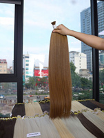 Extensions de cheveux vietnamiens 100% vierges NASA HAIR VIETNAM, couleur claire, pointes pleines, pointes épaisses, logo personnalisé, vente mondiale