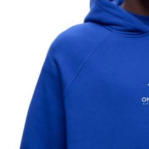 เสื้อฮู้ดดี้โอเวอร์ไซส์ผู้ชาย ผ้าคอตตอนผสมเนื้อหนา ทรงหลวม แขนยาว สวมใส่สบาย เหมาะสำหรับกิจกรรมกลางแจ้ง แฟชั่นลำลอง - Product Image 5