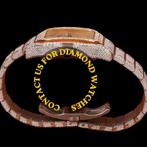 Montre Hip Hop de qualité supérieure, design diamanté, pour hommes et femmes, disponible au prix de gros - Product Image 4
