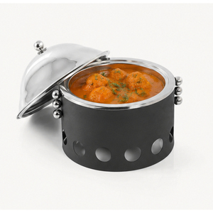 Olla para Hotpot de Acero Inoxidable de Alta Calidad, Cazuela Brillante para Buffet con Tapa Redonda de Metal, Plato para Servir Comida - Product Image 4