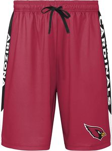 Pantalones Cortos Deportivos Rojos de Malla de los Arizona Cardinals con Franjas Laterales y Logotipo del Equipo, Ropa Deportiva Ligera - Product Image 3