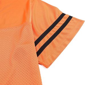 Maillots de football vintage à manches rayées, designs culturels old-school, logos et numéros brodés de qualité supérieure, personnalisables par sublimation. - Product Image 3