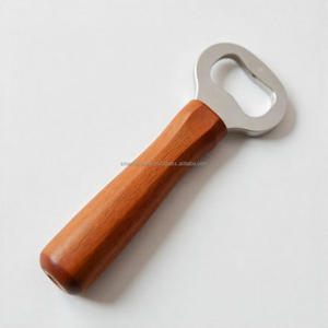 Ouvre-bouteille en bois artisanal, durable et écologique, accessoire essentiel pour la bar, la cuisine, le camping et l'extérieur - Product Image 4