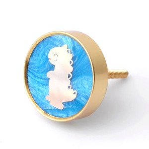 Wholesale Handmade Brass Cabinet <b>Knobs</b> Gold Round Drawer <b>Door</b> Pulls Decorative Dragon Furniture <b>Knobs</b> Dresser Hardware - Product Image 1