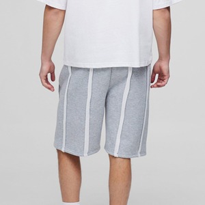 Shorts de sport décontractés pour hommes, en tissu éponge, confortables, avec ceinture élastique haute, imprimé animal, poches cargo. - Product Image 2