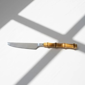 Ensemble d'ustensiles à salade en bambou avec couteau, fourchette et cuillère, écologiques, compatibles lave-vaisselle, ustensiles manuels - Product Image 3