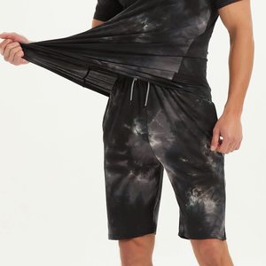 Shorts d'été en coton pour hommes, taille élastique, unis, décontractés, pour la détente, logo personnalisé, fournisseur OEM en gros, usine - Product Image 3