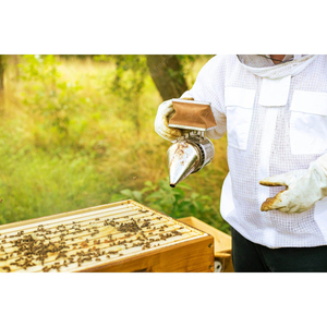 Guantes de Apicultura con Manga Larga, Guantes Protectores con Palma de Cuero Resistentes a Picaduras para Trabajos en Colmenas OEM - Product Image 5