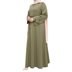2026 High Quality Islam Fashion Women New Arrival High Quality Plus Size Long Sleeve <b>Islamic</b> Clothing Ladies Elegant Abaya - Product Image 1