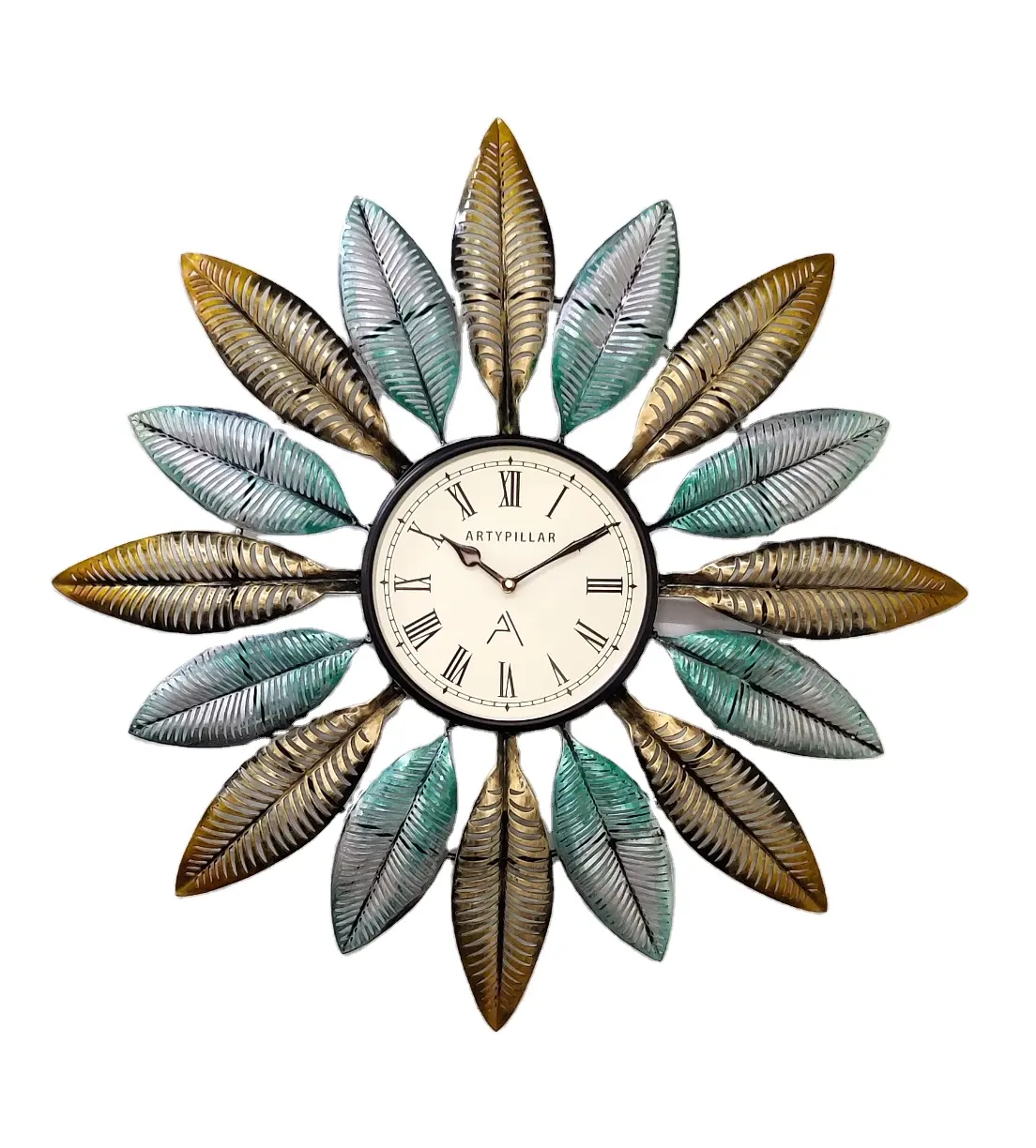 カスタム卸売大型金属装飾工業スタイルフレンチヴィンテージ売れ筋鉄装飾家の装飾時計