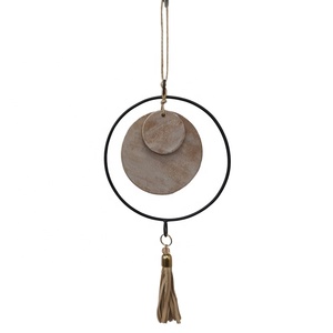 Hierro decorativo Metal decoración del hogar colgante Ángel verde Mena Color diseño de lujo para la decoración de Navidad - Product Image 2