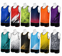 Chaleco de Fútbol de Malla 100% Poliéster, Transpirable, Sublimado, Antibacterial, Anti-UV, de Secado Rápido, Personalizado, Ropa de Entrenamiento