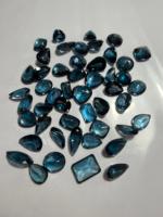 Großhandel Natürlicher London Blue Topas Lose Edelsteine Herzschliff Marquiseschliff Ovalschliff Oktagonschliff Birnenschliff Kissenformenschliff 5-10 Karat