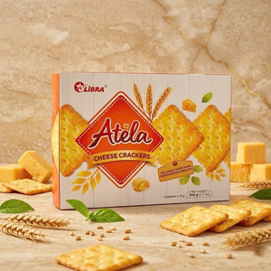 Galletas de Queso, Snack Crujiente, Sabor Salado y Dulce, Bolsa de 204g, Proveedor Mayorista - Product Image 1