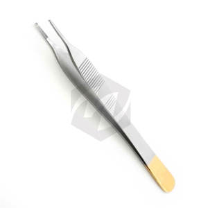 Pinzas Adson Quirúrgicas 7x7 con Dientes y Puntas de Carburo de Tungsteno – Instrumento Médico Dental y de Laboratorio de Agarre Seguro - Product Image 2