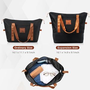 Set di bagagli in ABS espandibile da 4 pezzi con ruote Spinner di 360 gradi marrone nero borsa da viaggio porta valigia Set - Product Image 2