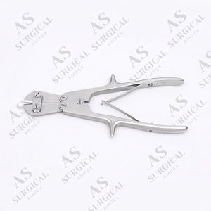 Cortador de Alambre K Manual de Acero Inoxidable Veterinario, Instrumento Quirúrgico Ortopédico Reutilizable para Cirugía de Ganado, Clase I CE - Product Image 1