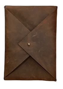 Sobre de Cuero Vintage Hecho a Mano - Funda para Documentos y Bolsa para Fotos de Cuero Genuino para Empaque de Regalos - Product Image 2