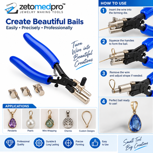 Alicates Ligeros de Acción Paralela para Dar Forma a Alambres, Acero Inoxidable, Herramienta para Hacer Joyería, 6 Pulgadas, ZetomedPro - Product Image 6
