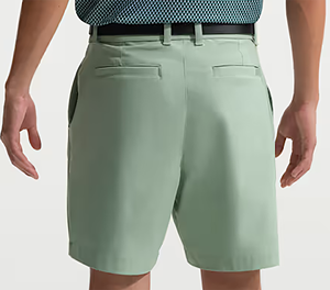 Mens <b>White</b> Performance Golf Shorts Custom Golf Shorts - Product Image 3