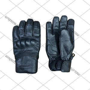 ถุงมือมอเตอร์ไซค์หนังสำหรับฤดูหนาว Mudassar Sports แบบเต็มนิ้ว พร้อมที่จับมือ ออกแบบโลโก้ได้เอง รองรับการให้ความร้อนด้วยตัวเอง และใช้งานหน้าจอสัมผัสได้ - Product Image 1