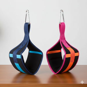 Sangles abdominales Rexfit Sport Gym avec boucles de suspension réglables, support de bras rembourré épais pour la force du tronc et l'entraînement des abdominaux - Product Image 4