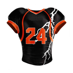 Jersey de Fútbol Americano Sublimado Personalizado de Alta Calidad, Uniforme de Equipo Transpirable de Poliéster, Proveedor de Ropa Deportiva al por Mayor OEM - Product Image 4