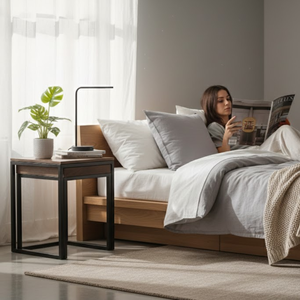 Ensemble de tables d'appoint gigognes élégantes |   Tables d'appoint modernes et peu encombrantes avec structure robuste pour salon, chambre et bureau - Product Image 2