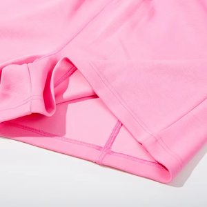 Ensemble décontracté pour femme : survêtement en maille avec pull à col zippé et manches longues, et short de détente – Ensemble deux pièces - Product Image 6