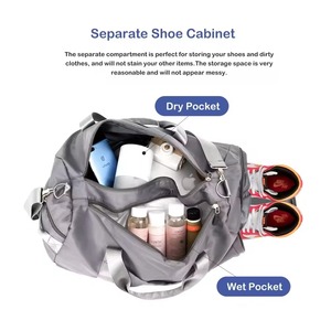 Bolsa Deportiva Oxford Ligera, Informal, Unisex, Personalizada, de Gran Capacidad, Portátil, para Viajes, Gimnasio, con Forro de Poliéster - Product Image 3
