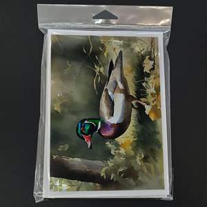 Lunatique A7 Taille 5x7 Canard en bois Cartes vierges Lot de 8 avec enveloppes Cartes de voeux - Product Image 3