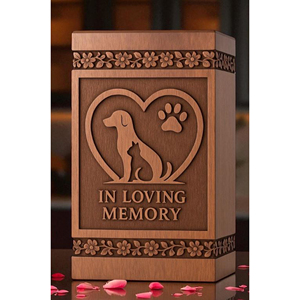 Wholesale Wooden Urns for Ashes Bulk Memorial Urn Supplier Keepsake urn Memorial Keepsake by AYAANS - Product Image 3