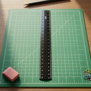 Regla de Plástico Negra de Alta Calidad Vikas, Calidad de Exportación, para Dibujo y Medición en la Escuela y Oficina, en Venta - Product Image 6