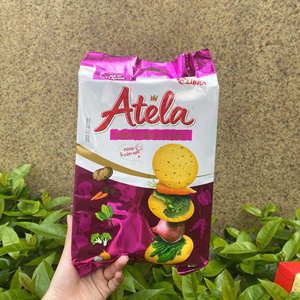 Premium Ingredients Vegetable Crackers Onion Flavor Crunchy <b>Biscuit</b> Halal 228g ODM Vietnam Manufacturer | Free Samples - Product Image 1