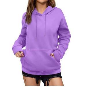 Sudadera con Capucha para Mujer, Marca Personalizada, Forrada, Ecológica, Transpirable, Antiarrugas, Antiretráctil, de Secado Rápido, Mezcla de Poliéster/Algodón, Talla Grande - Product Image 1