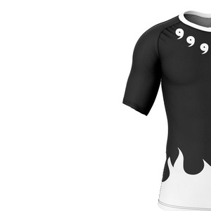 Camiseta Deportiva de Compresión para Hombre, Corte Ajustado, Cuello Redondo, Transpirable, Secado Rápido, Poliéster y Elastano, para Gimnasio y Fitness - Product Image 4