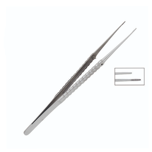 Pinzas de microcirugía Cooley de alta calidad, atraumáticas, de 18 cm, de acero inoxidable, instrumento quirúrgico de precisión para microcirugía - Product Image 2