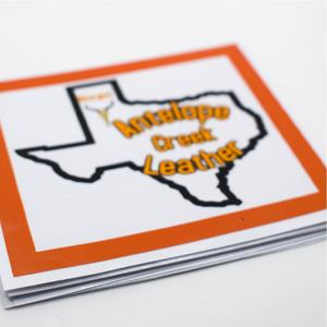 Custom Decorative Glossy Die-Cut PVC <b>Vinyl</b> Logo Stickers | UV Printed Waterproof Square Die Cut Decals for Windows & Outdoor Use - Product Image 4