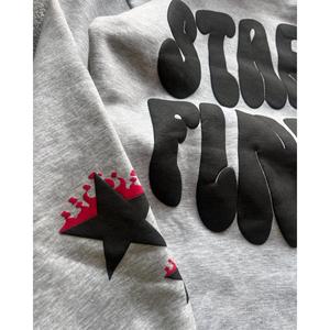 Sweat à capuche surdimensionné pour homme 100 % coton avec logo personnalisé, fermeture éclair, épaules tombantes, délavage acide, grammage lourd - Product Image 3