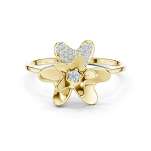 Anillo de diamante personalizado de oro de 14 quilates directo de fábrica con un toque de lujo al mejor precio - Product Image 3