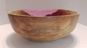 Cuencos de Servir de Madera de Roble Pulida Hechos a Mano, Estilo Americano, de la Mejor Calidad, Elegantes y Duraderos, Ideales para Regalos Empresariales - Product Image 4