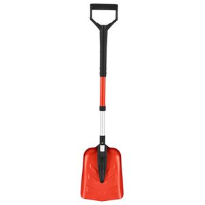 Pala da Neve Pieghevole in 9 Parti in Lega di Alluminio Leggera con Manico a D, Regolabile 36-40 cm, Multifunzione per Vialetti - Product Image 6
