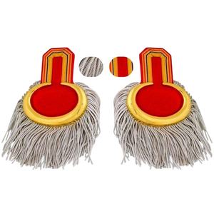 Épaulettes de cérémonie haut de gamme en fil métallique, faites à la main, pour uniformes de cérémonie - Product Image 3