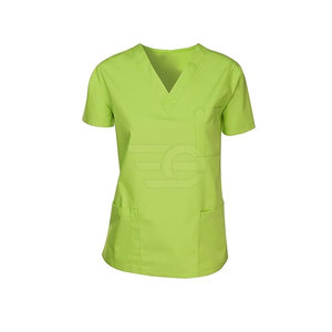 Uniformes Médicos Profesionales Cómodos y Transpirables, Conjuntos de Uniformes 100% Algodón, Ropa de Trabajo Ligera de Punto, Logotipo Personalizado - Product Image 2