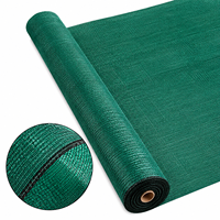 Filet d'ombrage en HDPE vert herbe tricoté warpé, en rouleau, avec service de découpe, pour jardin, serre, pergola et agriculture