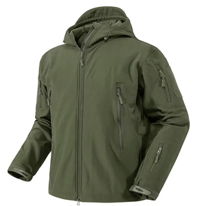 Chaqueta Softshell de Invierno para Hombre, Diseño Personalizado, Resistente al Viento, Impermeable, Transpirable, Tejido de Lona Ecológico - Product Image 3